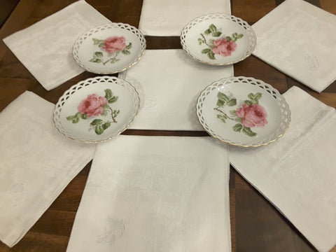 vintage napkins 70x70 cm (7) - Linen Flanders - 1900-1920 - ZipZappa