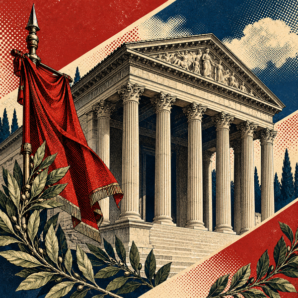 Pop art historical illustration for Roman Republic coins