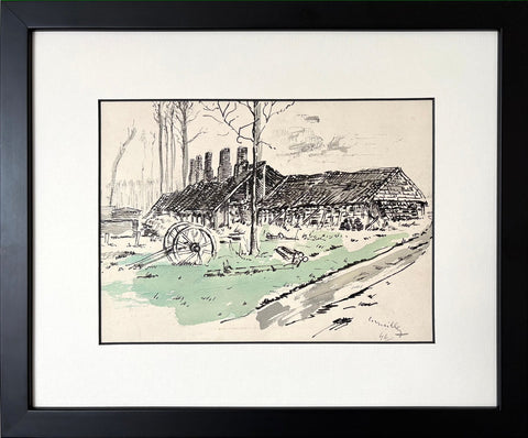 Corneille (1922-2010) - Paysage du Limbourg