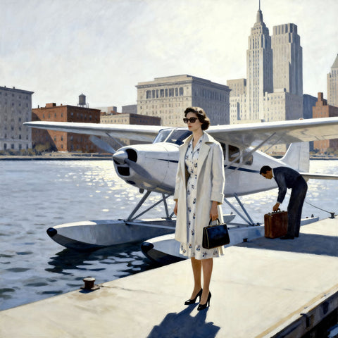 Le Yack - The Departure hydravion - Hand signed
