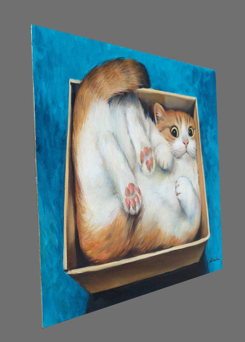 Gala - Cat painting ~Pack me~ Original