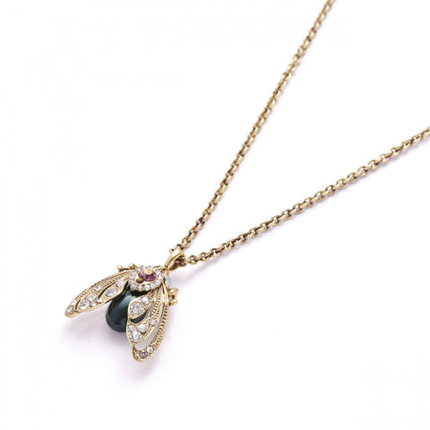 Bejewelled Moth Pendant
