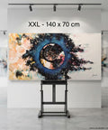 Monika Spiewak - Abstract - Oil Painting Stretched On The Frame - XXL - Ready To Hang - 1/1 Unique Piece