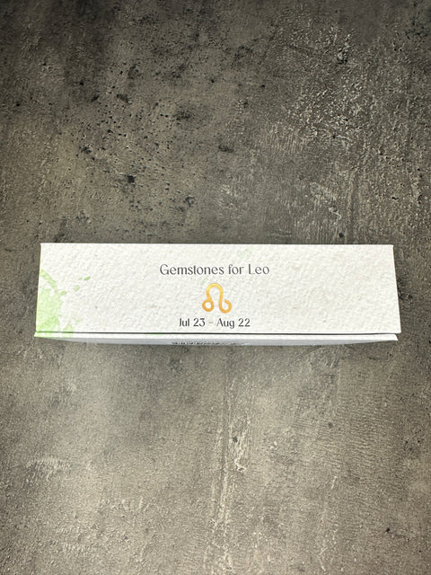 Leo crystal tumblestone gift set - Bundle