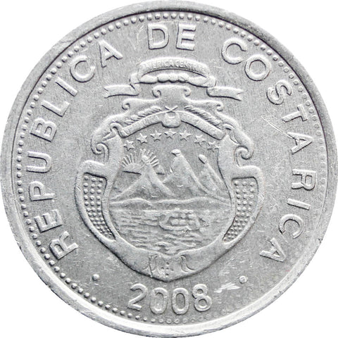 10 Colones 2008 Costa Rica Coin