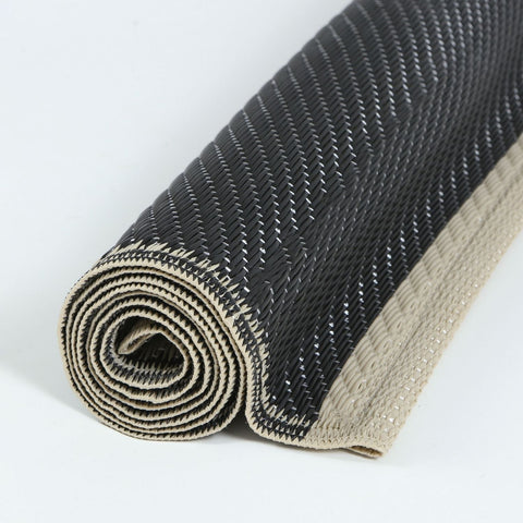 Urban Outdoor Rug Black & Beige | 1010