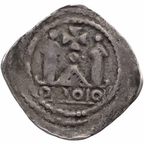 1183 - 1200 Archbishops of Salzburg Adalbert III of Bohemia Denier Coin