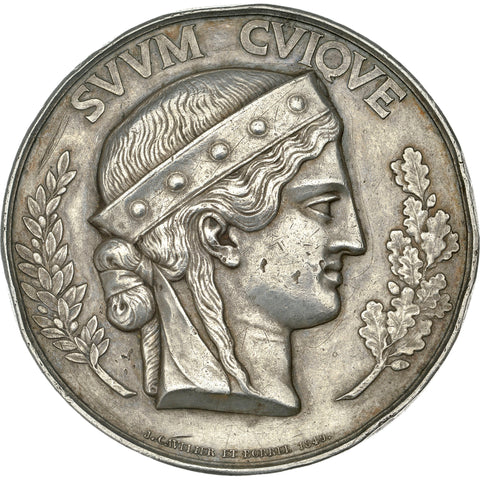 1874 Tribunal de Commerce Louis Paul Martinet Medal France