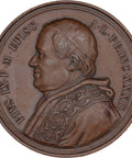 1877 Papal States Pope Pius IX Princeps Pastorum Medal