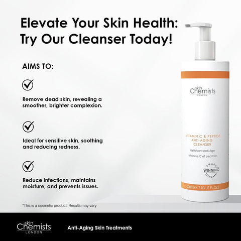 Vitamin C & Peptide Cleanser 200ml