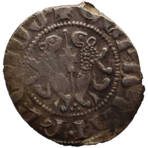 1198 - 1219 Tram Levon I Cilician Armenia Coin Coronation issue