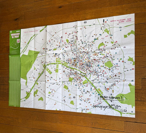 Invader (1969) - Invasion Map of Paris V3.0