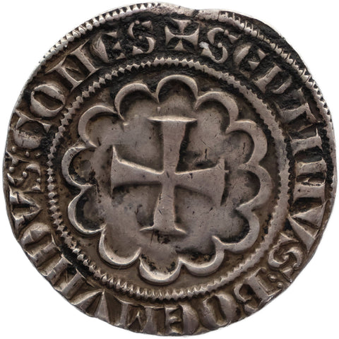 1275 - 1287 Gros Bohemond VII Coin Crusader and Christian states