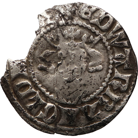 1279 - 1307 England Edward I Penny Coin Silver Canterbury Mint