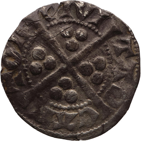 1279 - 1307 Edward I Penny Canterbury Mint England Coin 