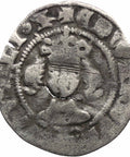 1353 England Edward III One Penny Coin Silver York Mint Long Cross
