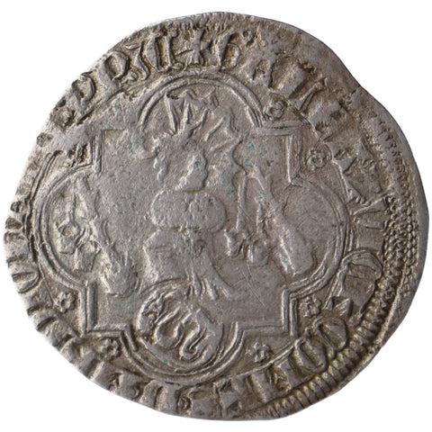 1359 - 1378 Grosso Pegione Galeazzo II Visconti Coin Italy Pavia Mint