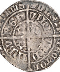 1371 - 1390 Groat Robert II of Scotland Coin Silver