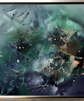 Ovidiu Kloska - Metahysical framed dreamscape The Hidden Calligraphy of Soft Moss and Time