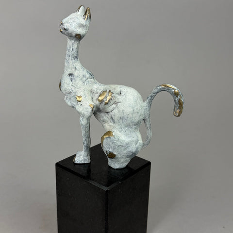 Robert Dyrcz - „The cat”- bronze
