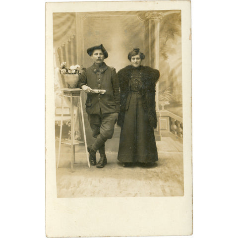 13e Bataillon de Chasseurs Alpins World War I French Soldier Photo Postcard