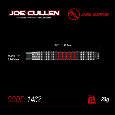 Winmau Joe Cullen 90% Tungsten alloy Steeltip darts