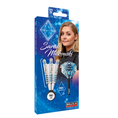 Bull's Sarah Milkowski Steel Darts 90% Tungsten