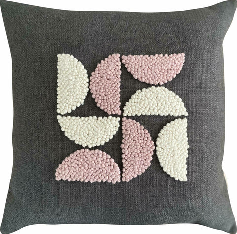 Punch Needle Cushion Cover - AfriScandi Pattern 5