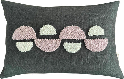 Punch Needle Cushion Cover - AfriScandi Pattern 8