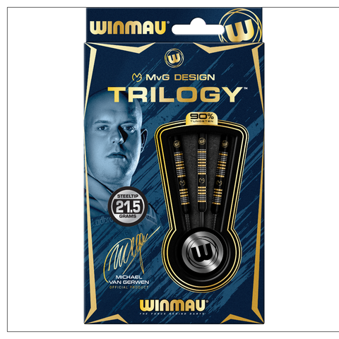 Winmau MvG Trilogy 90% Tungsten Alloy Steeltip darts