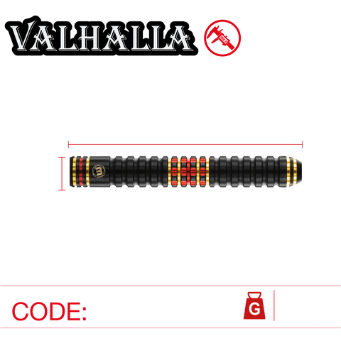 Winmau Valhalla 85-95% Tungsten Steeltip darts