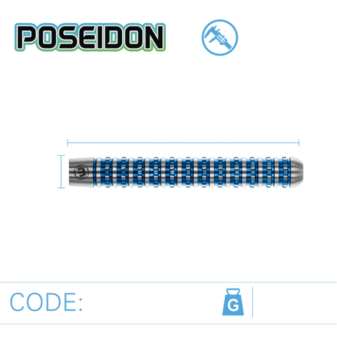 Winmau Poseiden 90% Tungsten Steeltip darts