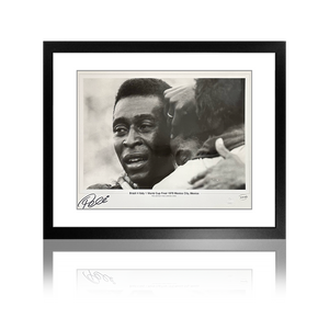 Pele Signed Brazil Deluxe Mount Frame 15 of 100