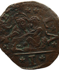1519 - 1629 1 Bagattino Overstruck Anonymous coinage Venice Coin Italy