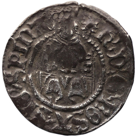 1526 - 1544 Henry VIII Sovereign Penny England Coin Silver London Mint 2nd coinage Rose Mintmark