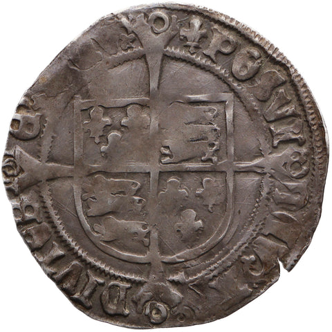 1544 - 1547 Groat - Henry VIII 3rd coinage London Tower Mint Lis