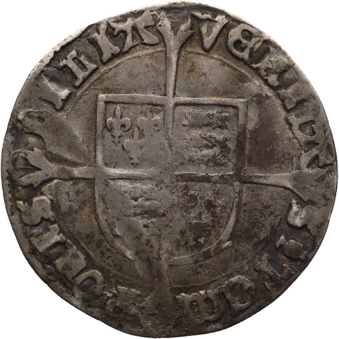 1553-1554 Groat Mary Coin England Pomegranate 