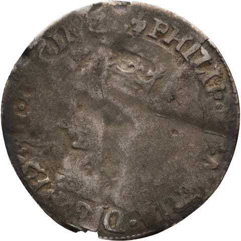 1554-1558 Philip and Mary Groat England Coin Lis
