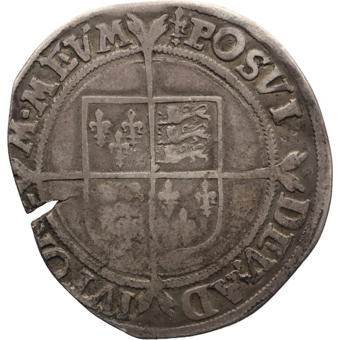 1558-1560 Shilling Elizabeth I Coin England 1st issue Lis bust 2A