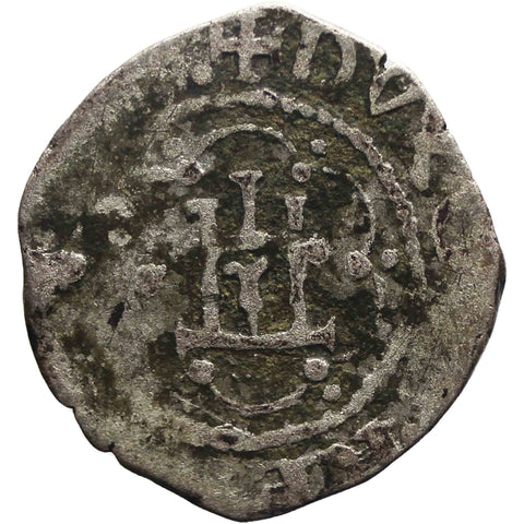 1572 – 1618 One Soldino Republic of Genoa Italian states Silver Coin