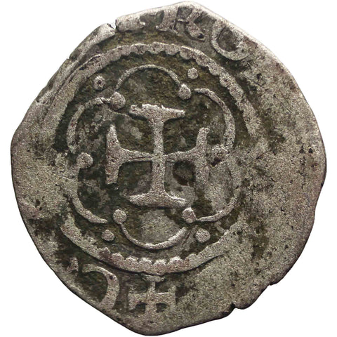 1572 – 1618 One Soldino Republic of Genoa Italian states Silver Coin