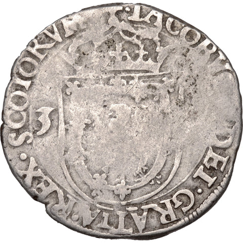 1572 Quarter Merk James VI Scotland Coin Silver 2nd Coinage