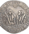 1575 1 Thaler Saxe - Weimar Germany Coin Friedrich Wilhelm I and Johann III