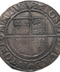 1582-1584 Shilling Elizabeth I Coin England 6th issue Mint Mark A