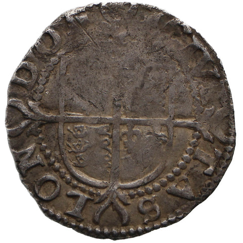 1582 - 1600 Half Groat Elizabeth I Coin 6th issue Silver London Mint