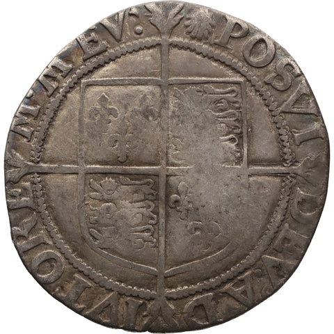 1584-1586 Shilling Elizabeth I Coin England 6th issue Escallop