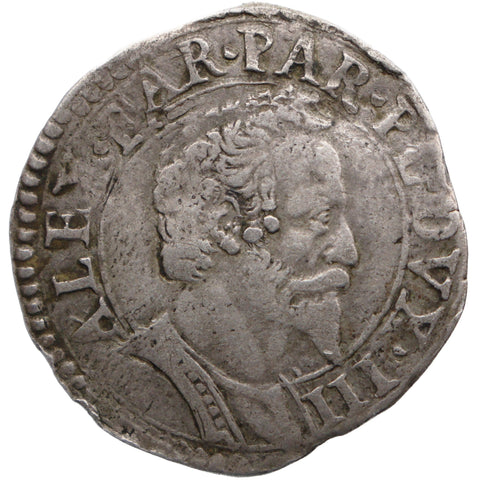 1586 - 1591 Alessandro Farnese III Cavalotto Duchy of Parma Coin