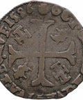 1596 Douzain Clement VIII Comtat Venaissin Papal States Coin
