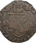1596 Douzain Clement VIII Comtat Venaissin Papal States Coin