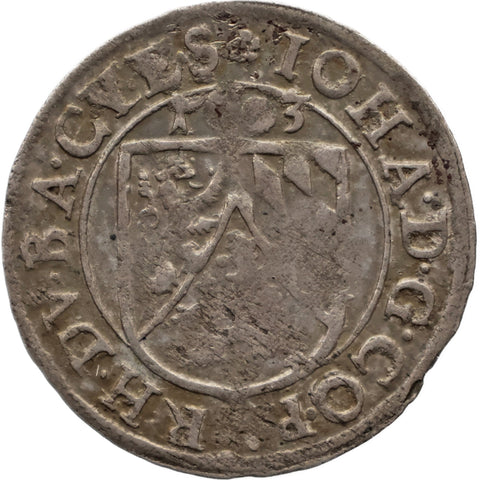 1603 3 Kreuzers John I Duchy of Palatinate - Zweibrücken Coin